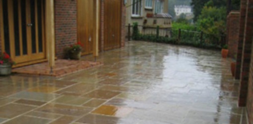Raj Green sandstone paving